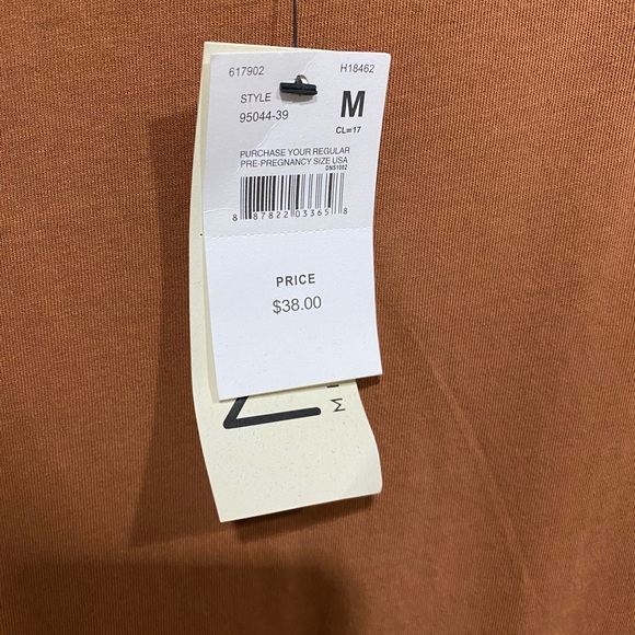 Mimi maternity flowy brown top - Picture 3 of 3